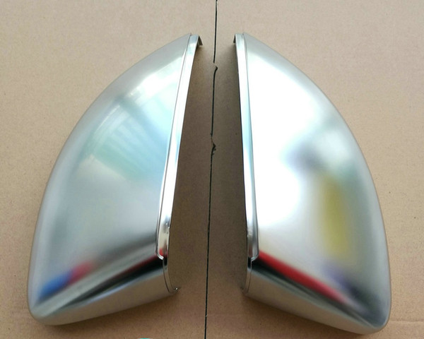 New A3 8V S3 Side Wing Mirror Covers Caps fit Audi A3 S3 Brushed Aluminum 2013 2016 2017 Silver Matt chrome Replacement