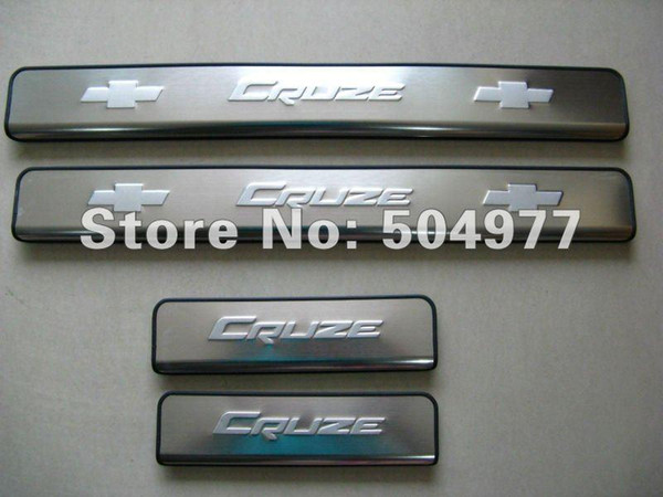 Auto door sills,car sill plate,scuff plate for Chevrolet Cruze 2009-2011, stainless steel,auto interior accessories