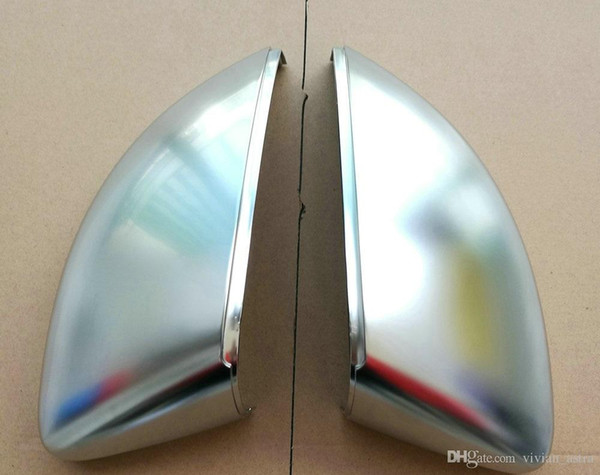 New A3 8V S3 Side Wing Mirror Covers Caps fit Audi A3 S3 Brushed Aluminum 2013 2016 2017 Matt chrome Replacement