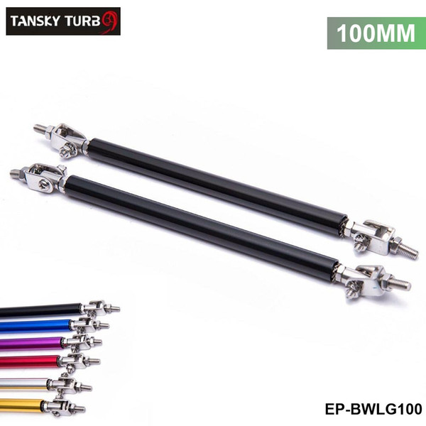 TANSKY - 2PCS/SET 100mm Adjustable Front Bumper Lip Splitter Strut Rod Tie Support Bar For Toyota BMW Honda EP-BWLG100