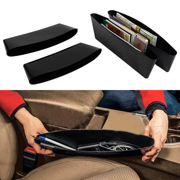 2 Pcs/pair Auto Car Seat Gap Pocket Catcher Organizer Leak-Proof Storage Box New organizador de asiento trasero hot selling