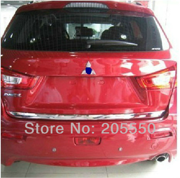 Car rearguards trunk shield after the bar plaque Fit For Mitsubishi ASX 2013 2014 with ABS Chrome