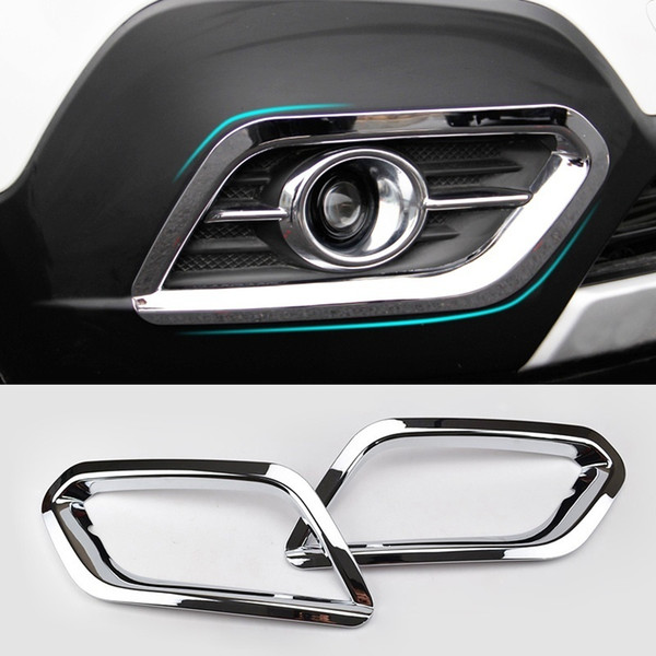 For Buick Encore/Opel/Vauxhall Mokka 2012 2013 2014 2015 2016 Chrome Front Fog Light Lamp Cover Trim Garnish Molding Frame Bezel