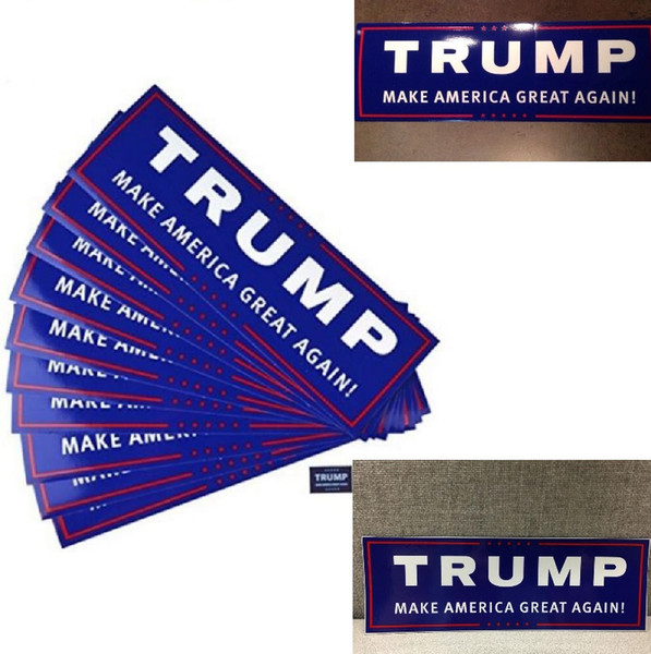 10pcs/set Car Decals Donald Trump for President Make America Great Again Bumper Sticker 10 Pack/Lot Exterior Accessories 4584