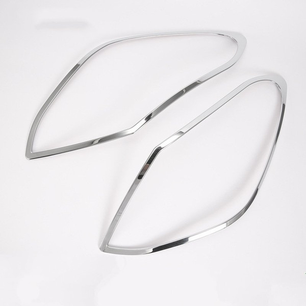 For Mercedes Benz C Class 2019 ABS Chrome Car Rear Headlight Fog Lamp Cover Trims Car Styling Auto Accessories