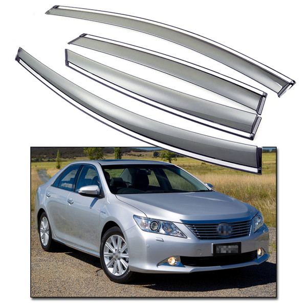 New 4Pcs Side Window Deflectors Visor Vent Shade fit for Toyota Camry / Aurion 2012-2014 AU Version