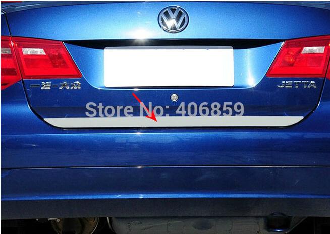 Wholesale-2015 Volkswagon VW Jetta 6 Mk6 High quality stainless steel Rear Trunk Lid Cover Trim