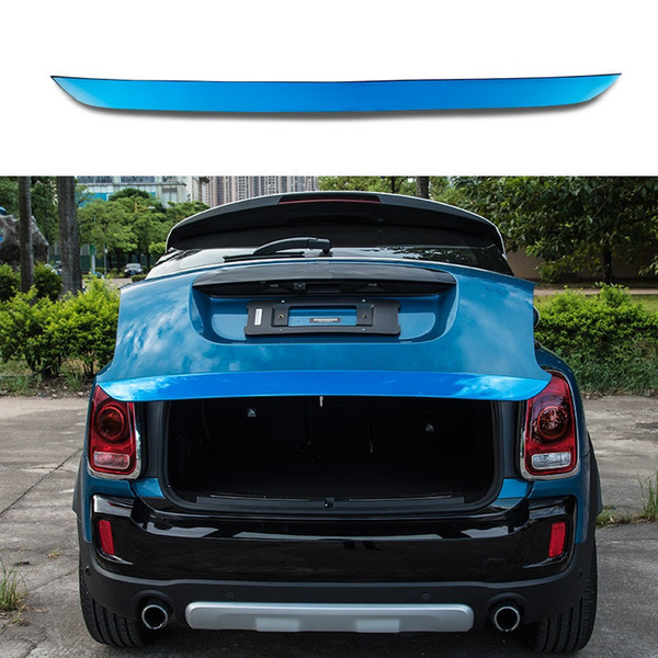 Stainless Steel Rear Trunk Tail Door Strip Lid Cover Trim for Mini Cooper New Countryman F60 2017 2018 Tailgate Edge Cover