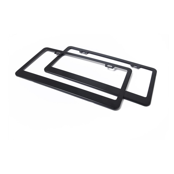 License Plate Frame Stainless Steel License Plate Frame Black 310 * 160 * 5 (mm)