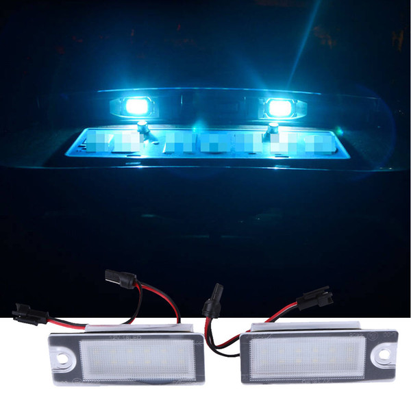 2 X License Plate Light LED 12V Car Styling Lamp for Volvo V70 XC70 S60 S80 XC90