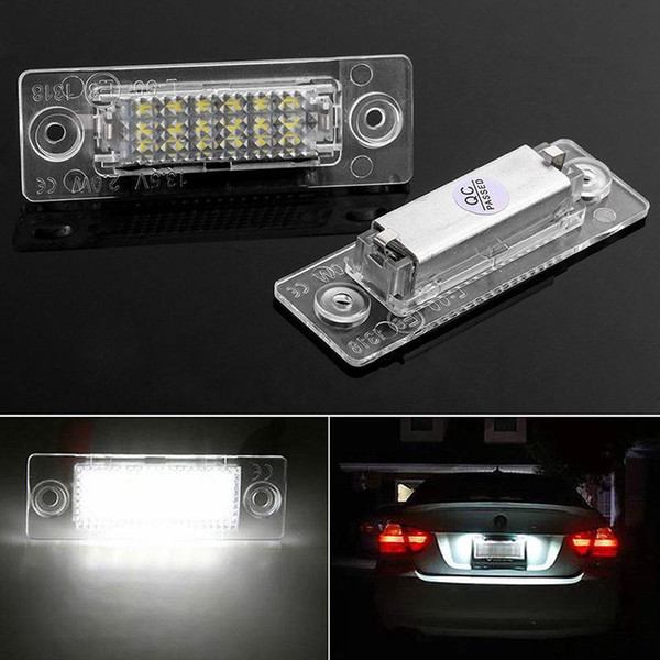 2x 18 LED License Plate Number Lights Car Lamp For VW Golf Jetta Caddy Touran T