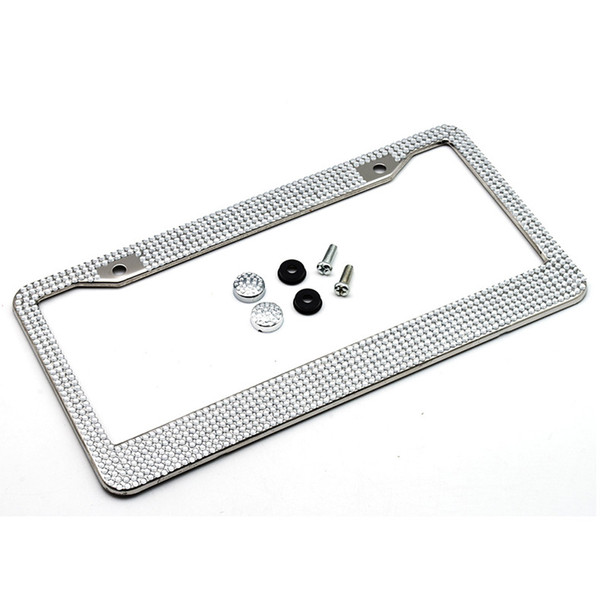 2019 Free shipping Stainless steel plate frame plate frame diamond plate frame cross-boundary modified automotive supplies