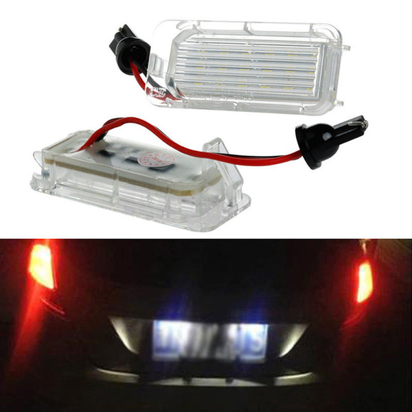 New 2pcs 18LED Canbus License Plate Light Lamp For Ford Mondeo Focus 5D C-MAX