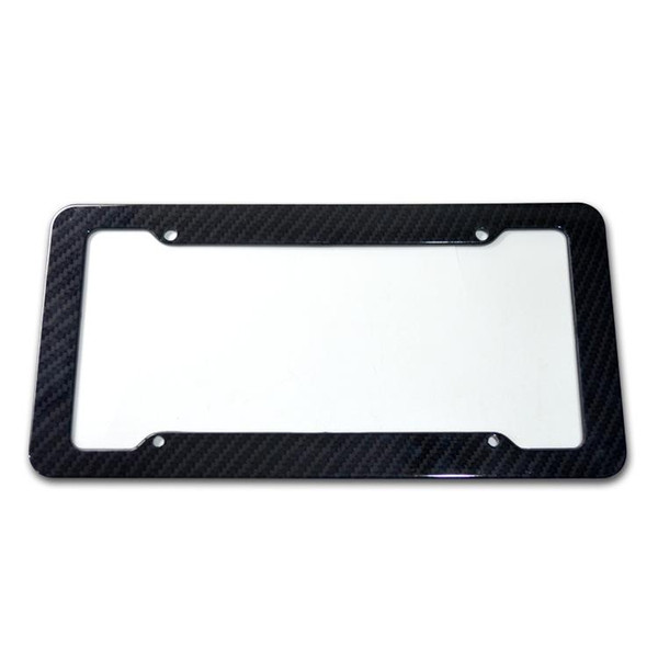 Modified Car Accessories Quality Durable Carbon Fiber License Plate Frame Slim and Smooth Border License Plate Frame