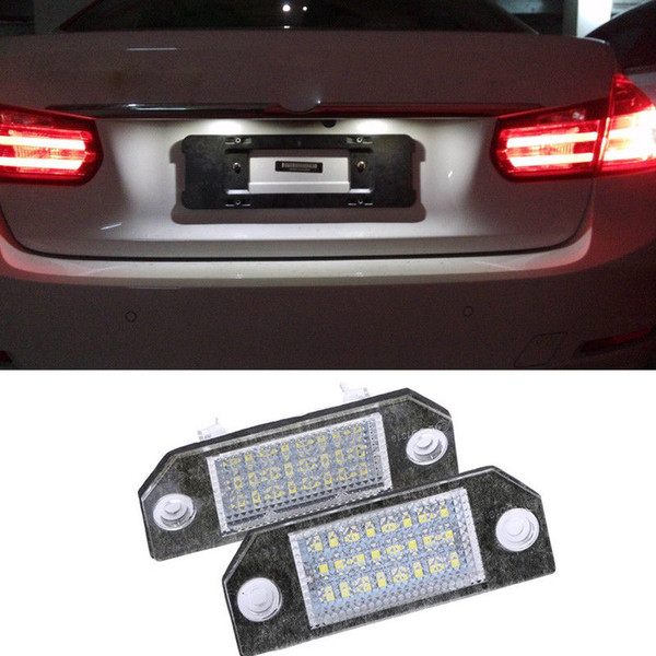 LED Number License Plate Light For 2003-2008 Ford Fawkes Ford Focus MK2 C-MAX I