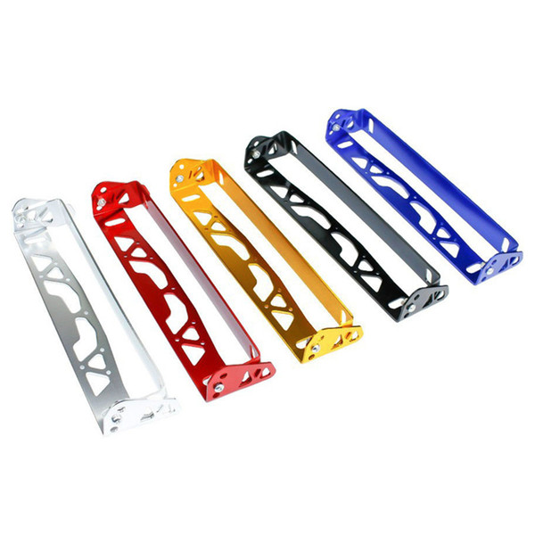 1pc Multi Color Universal Aluminum Car JDM Styling License Plate Frame Power License Plate Frames Frame Tag Holder