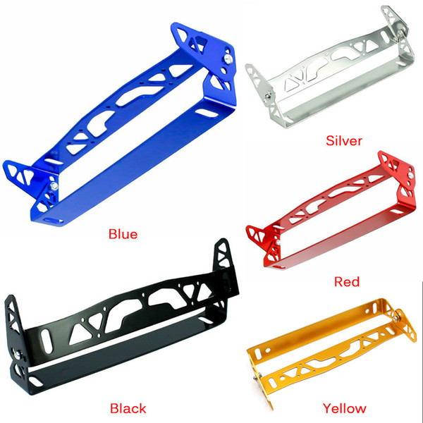 2pc New Multi Color Universal Aluminum Car JDM Styling License Plate Frame Frame Tag Holder Power License Plate Frames