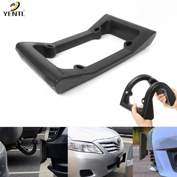 YENTL free shipping Car Auto Black Front Bumper Guard EVA License Plate Frame Tag Cover Protector Frame Tag Cover Protector Black