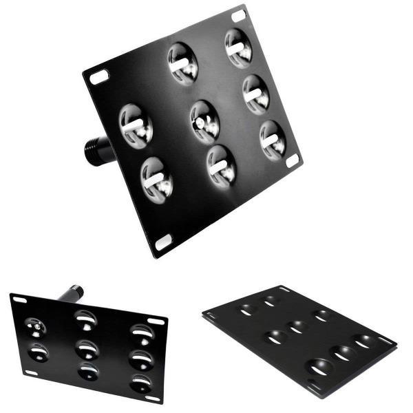 Car modified trailer hook license plate frame Front Bumper Tow Hook License Plate Mounting Bracket Holder