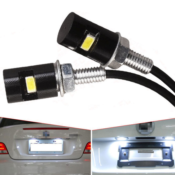 Tail Number License Plate lamp Accessories Screw Bolt Light White LED Tail Number License Plate lamp Accessories Screw Bolt Light White LED