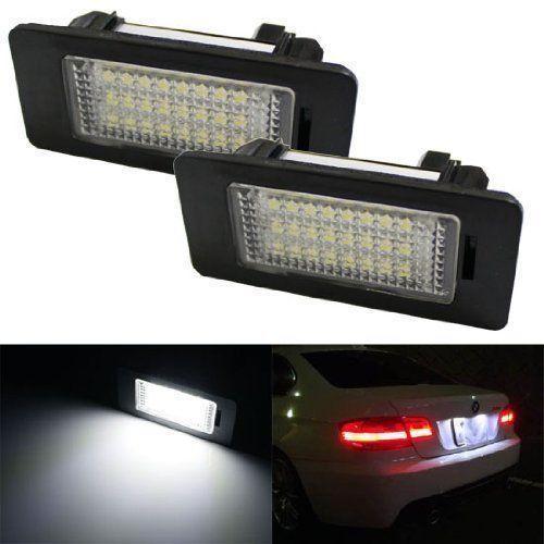 24-SMD Error Free LED License Plate Light Lamps For BMW 1 2 3 4 5 Series X3 X4 X5 X6