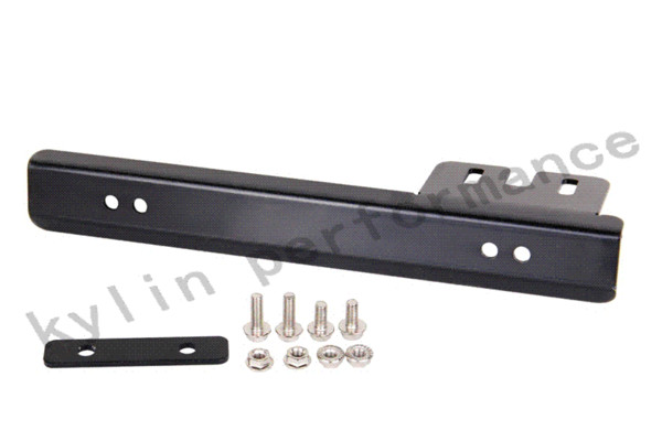 KYLIN STORE - Universal Kit V.1 License Plate Relocator Frame bracket without any logo License Plate