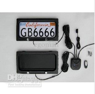 USA Metal Car licence holder remote control car license plate frame American car license privacy cover S925