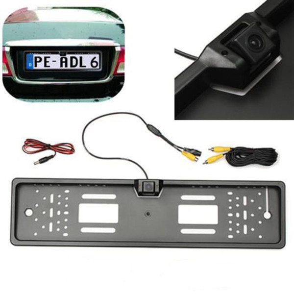 Car Rear View Camera Back Up Waterproof EU-License-Plate Camera