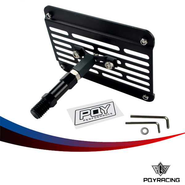 PQY RACING - Multi Angle Tow Hook Mount PQY License Plate For BMW F 2014-UP with PQY Sticker PQY-LPF05