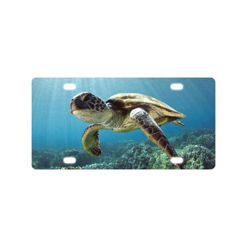 Waterproof Sea Turtle Car Plate with HD image (new)