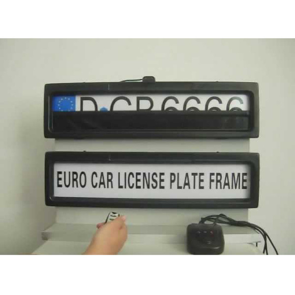 Free shipping General steady Stealth Remote control car Privacy Cover Licence Plate frame keep vehicle safe suitable for Euro and Russia