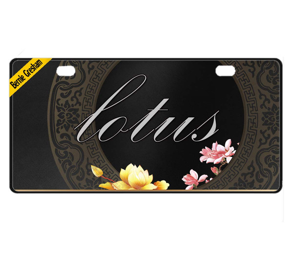 Bernie Gresham License Plate Cover No Mud No Lotus Metal License Plate Cover Decorative Car License Plate Auto Tag Sign 6x12 inch