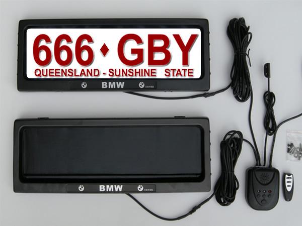 Australia car licence plate frame, personality license plate frame, removable cars Curtain Closed Plate 530*135*25mm