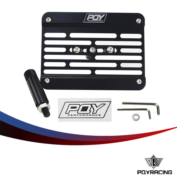 PQY RACING - Multi Angle Tow Hook Mount PQY License Plate For LEXUS ES 2007-UP with PQY Sticker PQY-LPF03