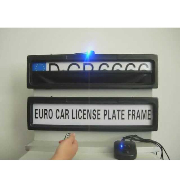 Free shipping remote car plate cover licence plate frame holder fit EUROPE RUSSIA cars Curtain Closed Plate frame size 530*135*25mm