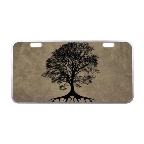 Sturdy and Beautiful License Plate Holders Fashion Tree of Life for Cars Decorative Front Plate 6.1