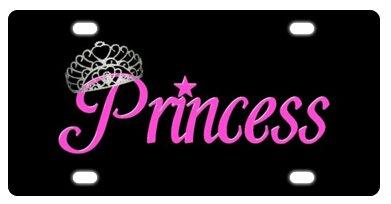 Princess Crown Novelty License Plate Decorative Front Plate 6