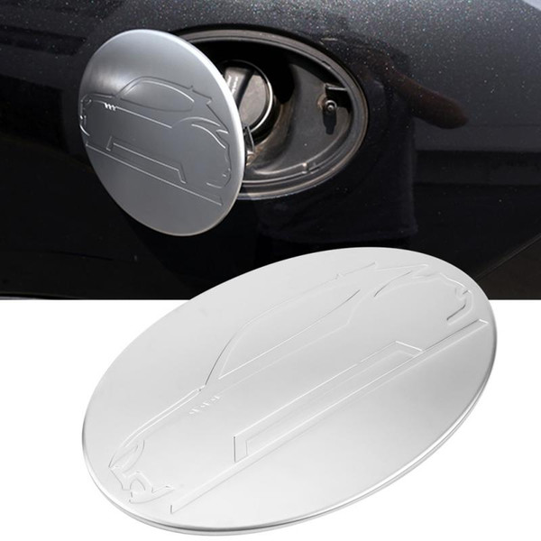 Silver Chrome Car Chromium Electroplating Gas Tank Cap Cover Trim for Maserati Levante 2017-2022Car Styling