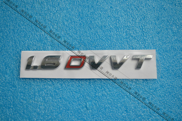 Chery 1.6 DVVT signs 1.6 DVVT car stickers J18-3903018