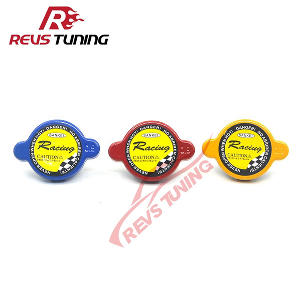 Universal Blue Red Yellow 0.9 Bar High Pressure Car Radiator Cap Tank Cover