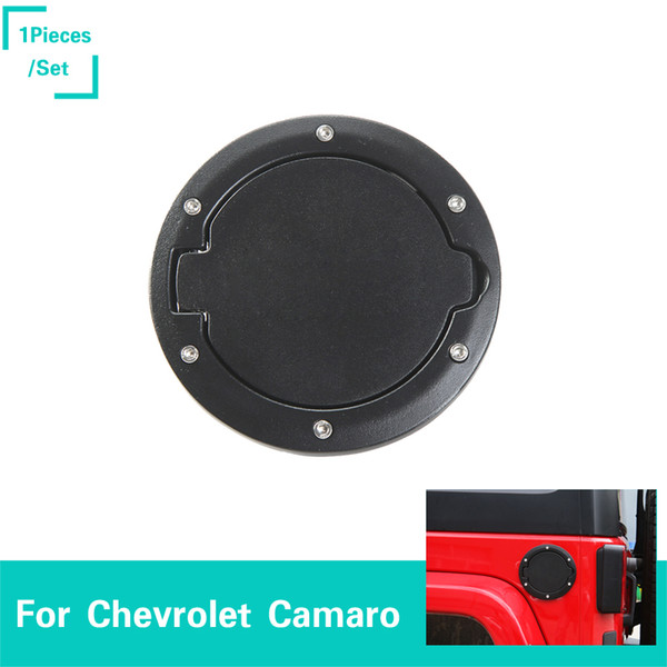 Car Fuel tank cover Gas Cap No Logo Black For Jeep Wrangler JK From 2007 To 2017 Auto Exterior Accessories ABS Metal