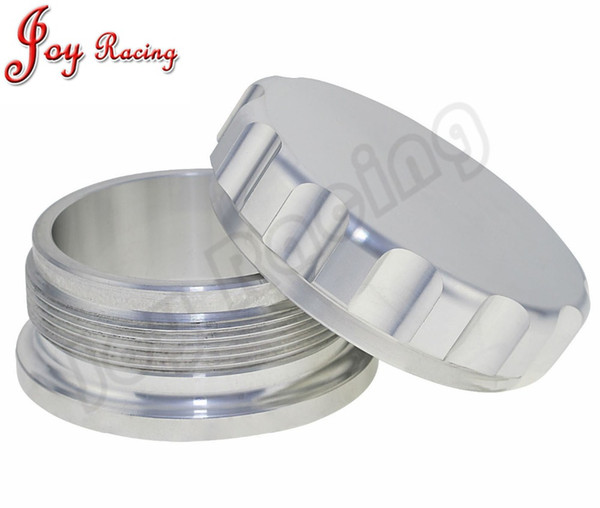 1.5inch Billet Fuel Cap Weld On Filler with Silver Cap Aluminum Fuel Tank Cover