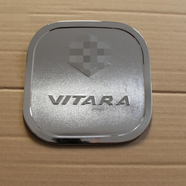 Fit For Vitara 2015 2016 2022ABS Chromed Fuel Gas Tank Cover Cap Trim