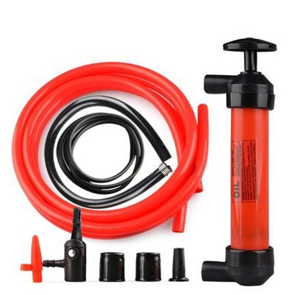 Inflatable Pump 2022Portable Manual Oil Pump Siphon Tube Car Hose Fuel Gas Extractor Transfer Sucker Z929 DROPSHIP 5up