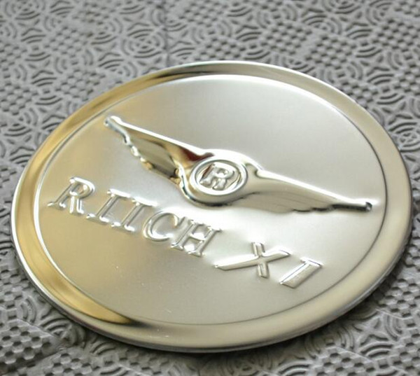 used for Chery Riich X1 special decorative stainless steel tank cover fuel tank stickers