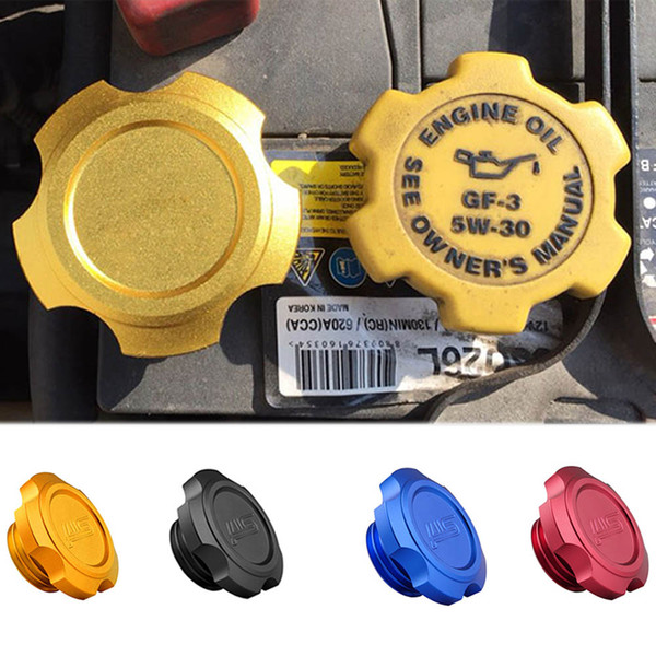 Aluminum Alloy Engine Oil Cap Fuel Filler Cover Auto Car Accessories for Automobile