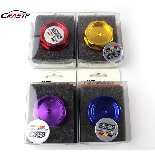 RASTP Mugen Power Performance Oil Cap Oil Fuel Filter Racing Engine Tank Cap Cover For HONDA RS-CAP003