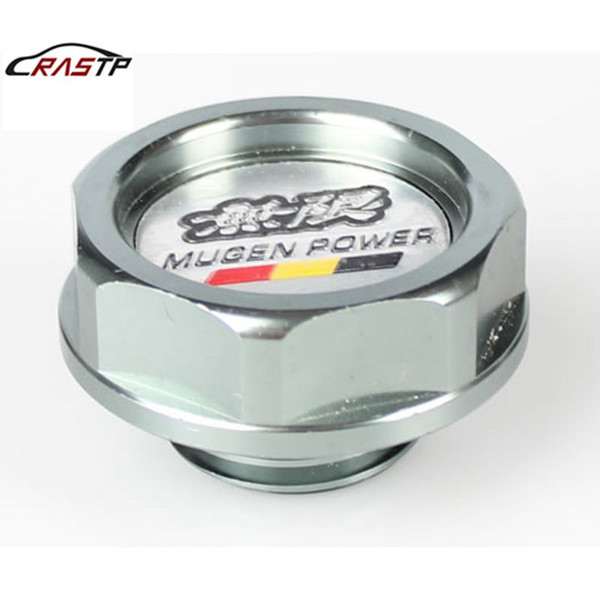 RASTP Aluminum Engine Oil Cover Cap Oil Tank Cap Oil Filler Cap High Quality Gray RS-CAP003