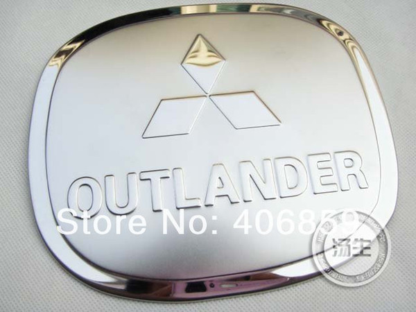 Wholesale- High quality stainless steel Fuel tank cover Trim For 2010-2011 Mitsubishi Outlander