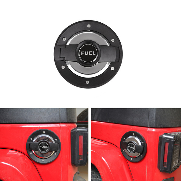 For Jeep Wrangler JK & Unlimited 2Door 4Door 2007-2016 Fuel Filler Cover Gas Tank Lid Cap Vehicle Styling Accessories